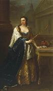 Michael Dahl Portrait of Anne of Great Britain oil painting reproduction